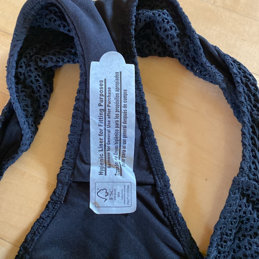 Celebrity Pink Black Textured Bikini Bottoms - Picture 6 of 7